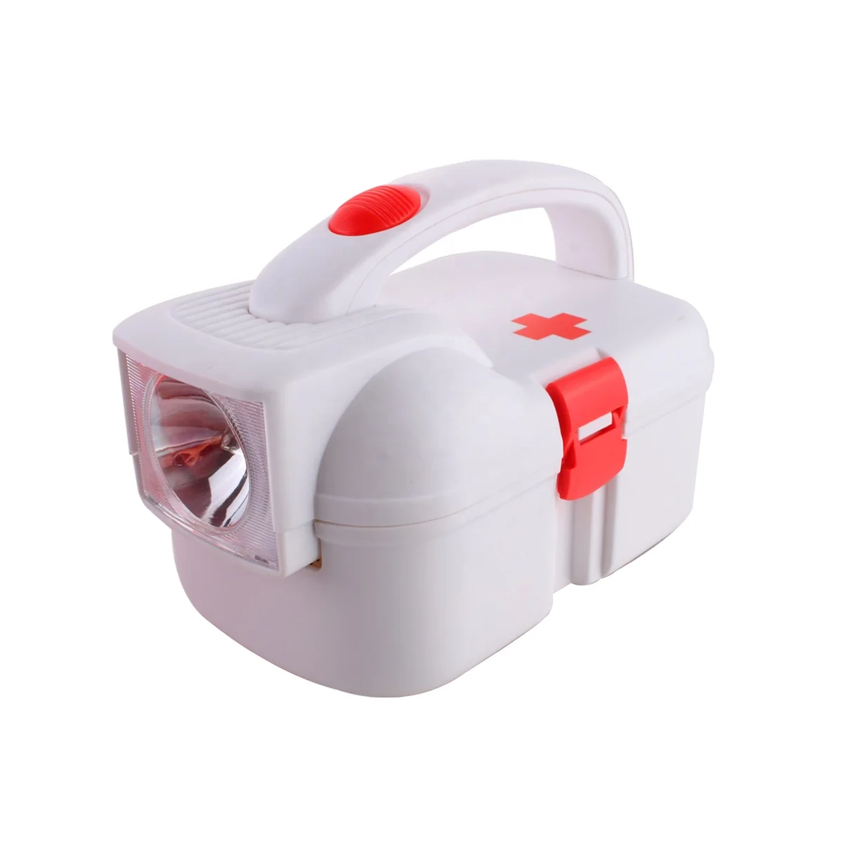 Portable Waterproof torch First aid kit with flashlight for outdoor car or travel