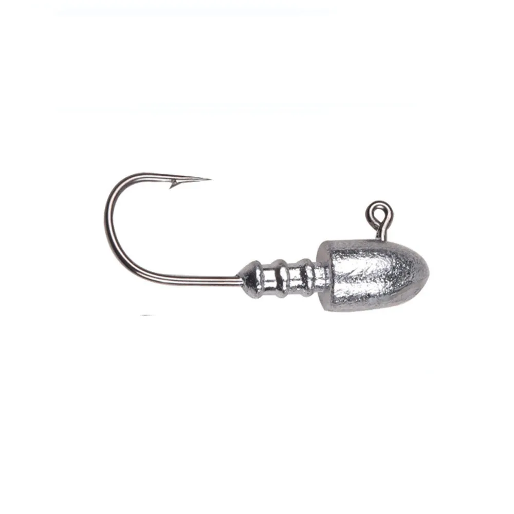 Hotsale model fishing hook lead jig head quality high carbon wire hook bullet jighead