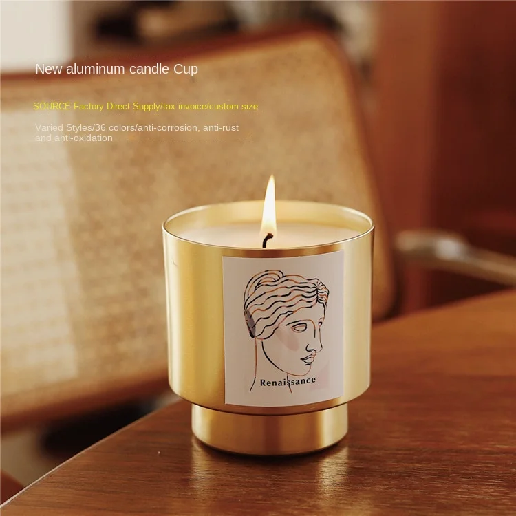 Fashionable Candle Jar, Creating a Romantic Atmosphere  Aluminum candle jar