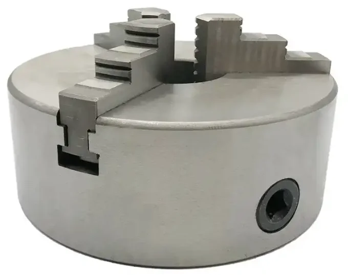 Wood Lathe Chuck Self-centering Steel Manual Powered Adjustable Structure for Wood 3 Jaw 6.5 Inch 167mm 3 Kiefer Futter K11-160