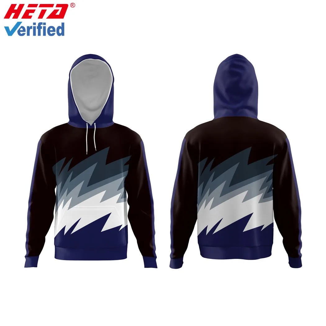 13 years high quality sublimated sport hoodie OEM personalized design dye sublimated hoodie