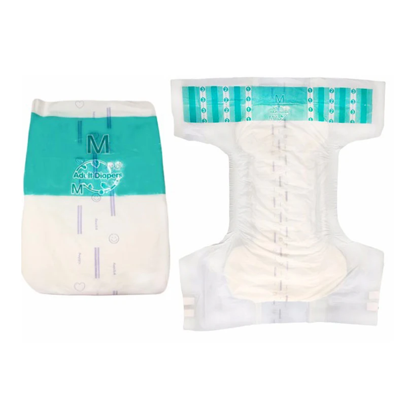 OEM Wholesale Hot Sale Thick Disposable Extra Absorbent Adult Diaper Customized Logo