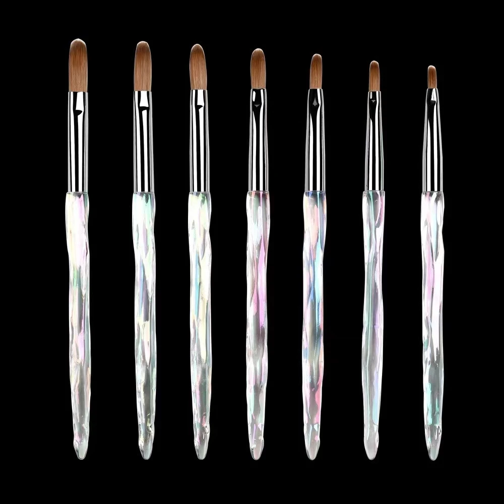 Professional Nails Art Carving Pen Kolinsky Sable Acrylic Nail Brush