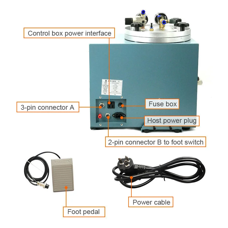 Portable jewelry wax mold injection vacuum injector digital jewelry vacuum wax injector