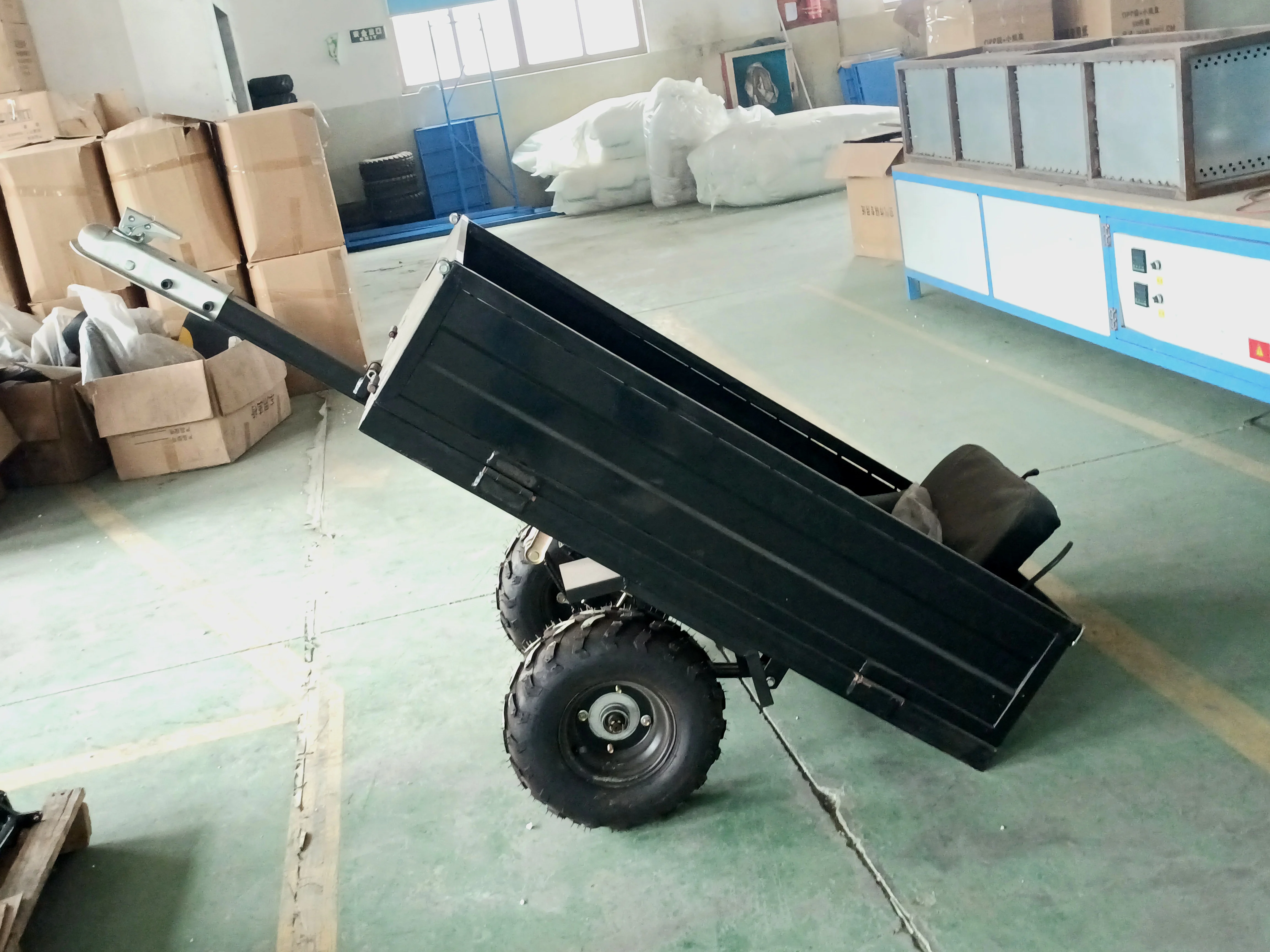 Suyang dumper utv container mini trailer farm quad atvs with 2 wheeler