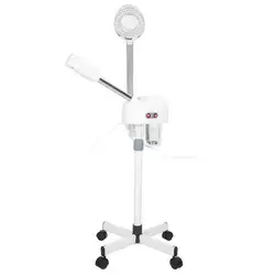 Amazon Hot Selling High Frequency 2 in 1 Ionic Ozone Professional Facial Steamer Machine with Mag Lamp