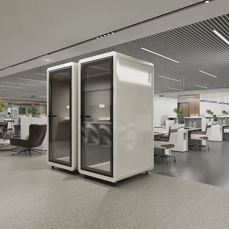 New Design Soundproof Room Silent Cabin Mobile Office Negotiation Room Recording Studio Detachable Telephone Booth