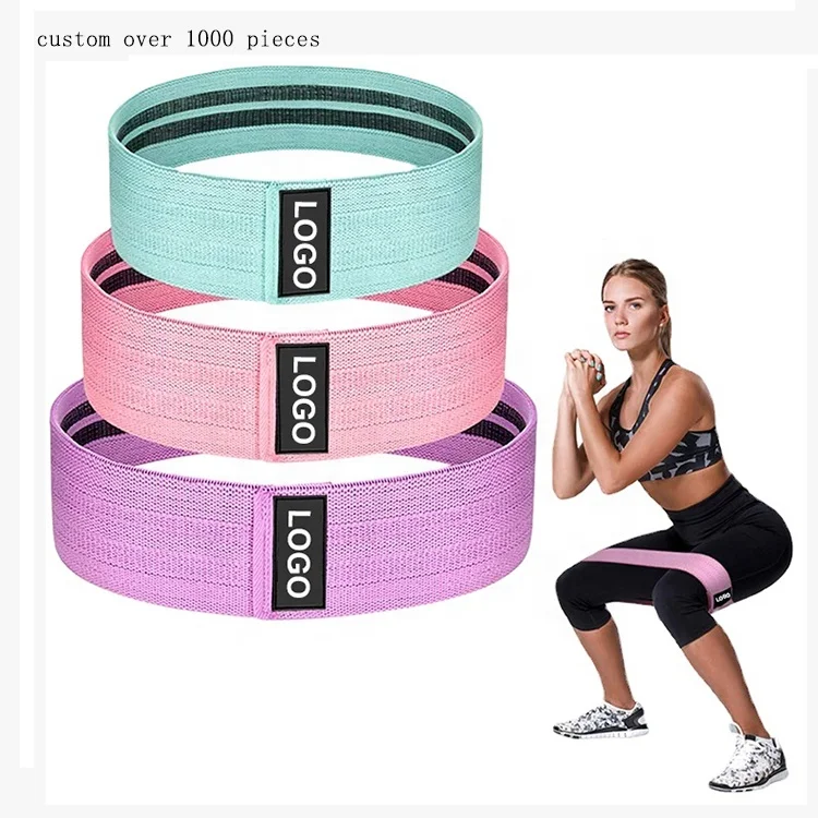 Стрейч окружность бедра Фитнес Спорт Эластичные Глют Эспандеры тренировки Эспандеры Набор для йоги