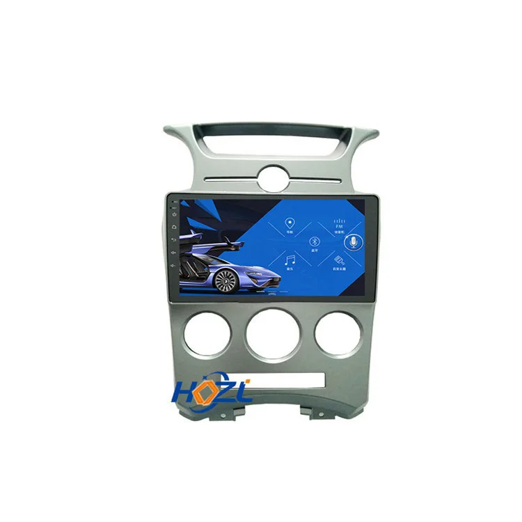 Car radio with gps built-in Wifi multimedia player front camera  Android 10 for KIA Carens 2006 2007 2008 2009 2012  radio play