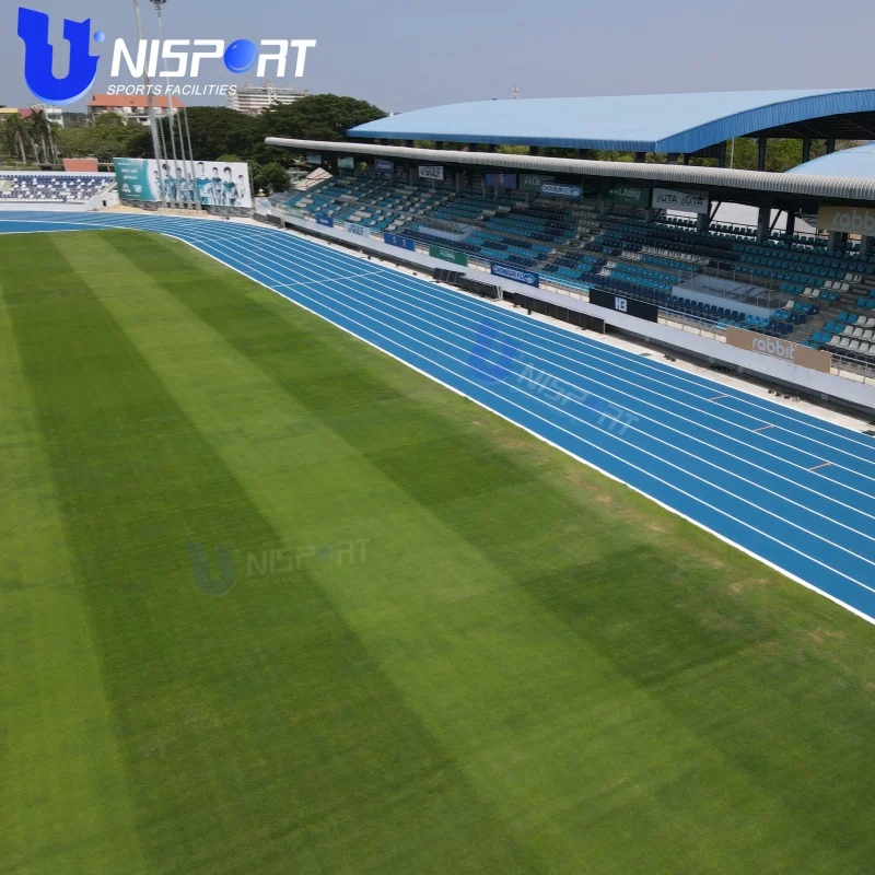 Unisport Approved Prefabricated Rubber Running Track Sport Flooring Running Track For School