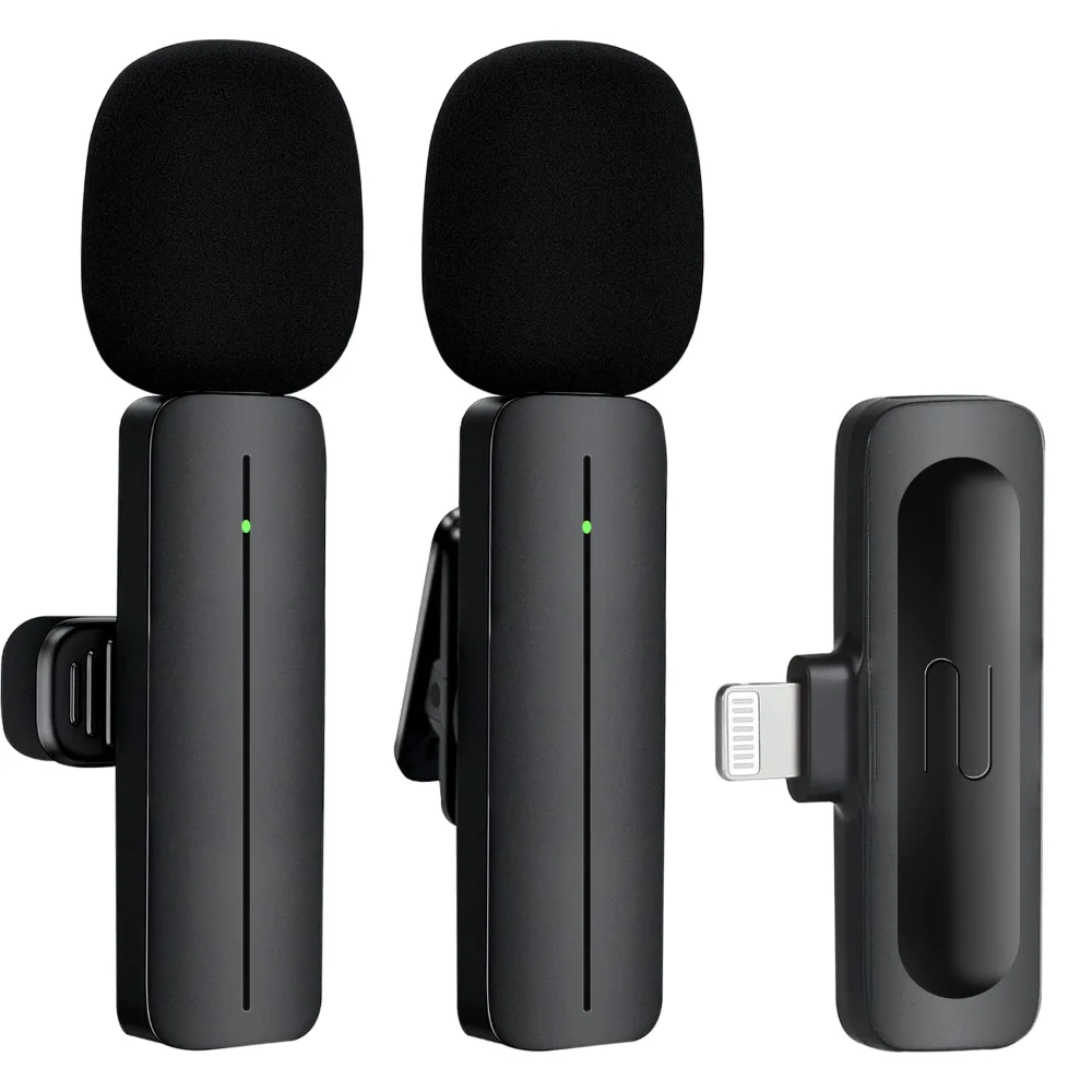 Профессиональные беспроводные микрофоны Lavalier Plug-Play Беспроводной микрофон для записи Iphone