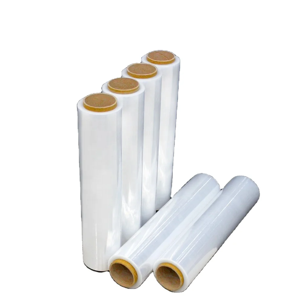 Secure Pallet Packaging with Hand Pallet Wrap Stretch Film - Reliable for Industrial Use.