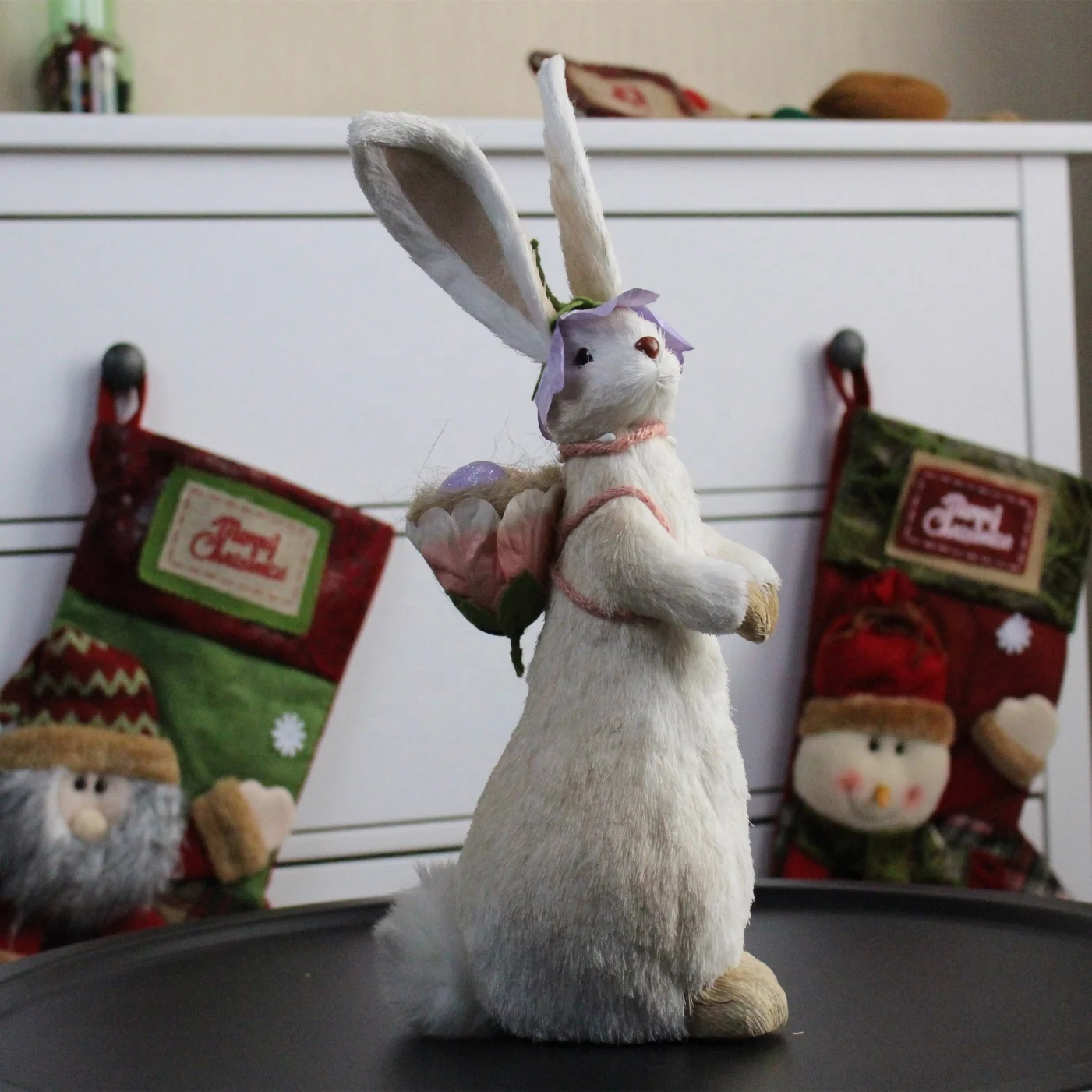 
2021 Handmake Decorated Easter Bunny Home Decoration Easter Craft 