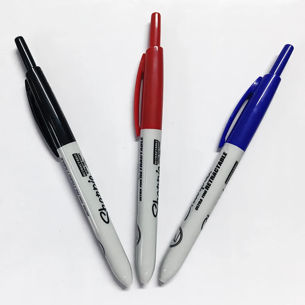 Sharpie Fine-Tip Retractable Fine Point Permanent Marker Pens