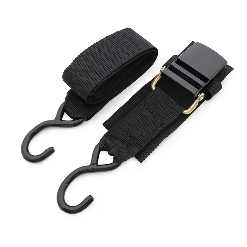 Quick Release Buckle Adjustable Boat Trailer Transom Tie-Down Straps