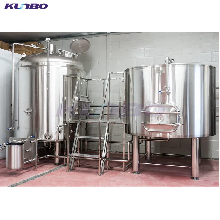 KUNBO 1000L Beer Brewing Equipment, Jacketed Conical Fermenter, Craft Brewery
