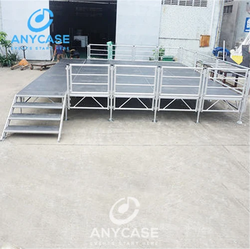 plexiglass aluminum stage truss Stock Height Adjustable Bar club stage triangle truss