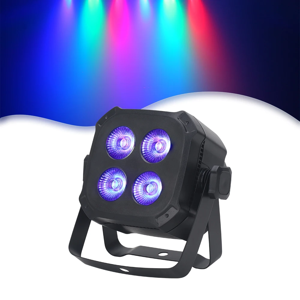 Par LED 4x8 Вт RGBW 4 в 1 DMX Can Light Club Dj Party Mini Disco сценические эффекты