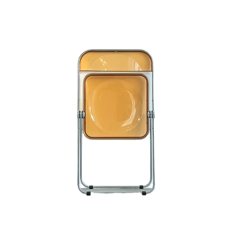 
Hot sales transparent PC plastic dining folding chair 