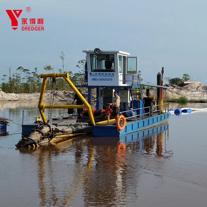 2024 hot sale hydraulic system dredger machine /sand dredging cutter suction dredger