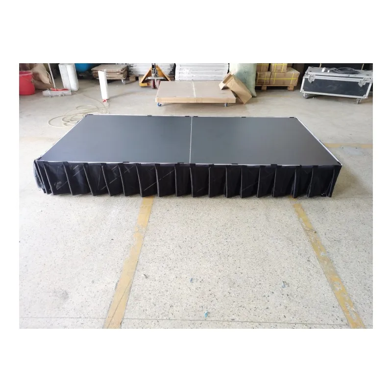 Portable Event Lighting Aluminum Alloy Truss Outdoor Concert Stage Platform With Skirt