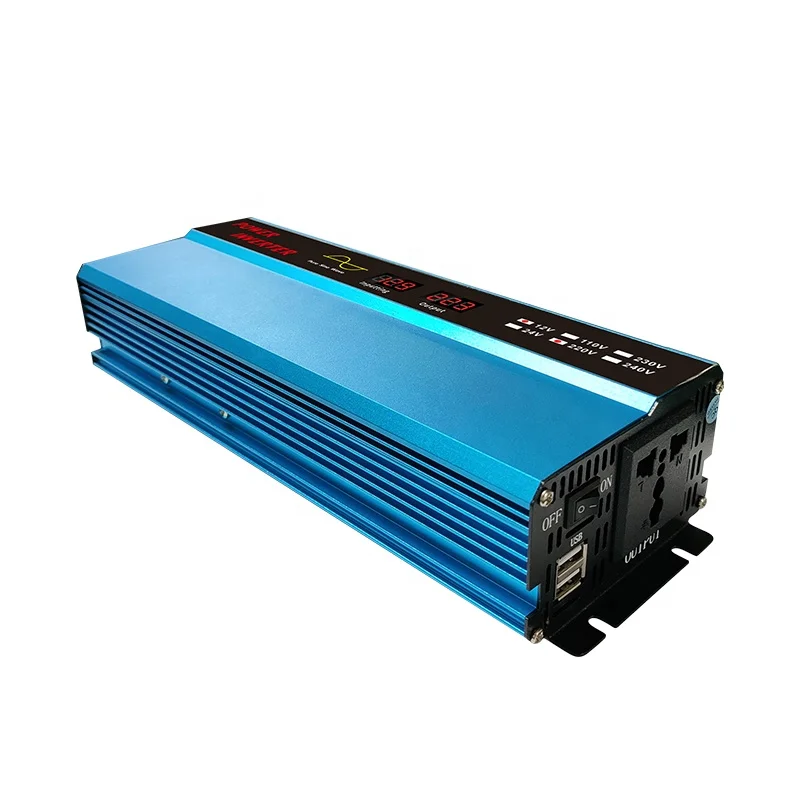 Новая Модель Инвертора немодулированного синусоидального сигнала DC 12V 24V AC 110V 220V 1000W 2000w с двойным