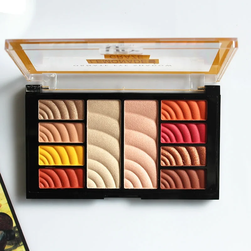 Customize 10 Color Private Label Matte and Shimmer Makeup Eyeshadow Pallet Manufacturers