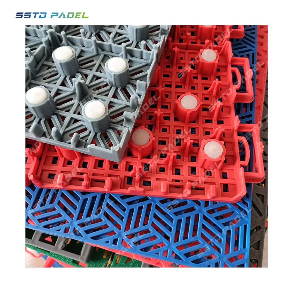 Outdoor Interlocking Basketball Flooring pp tiles Basketball Court Suspended interlocking floor