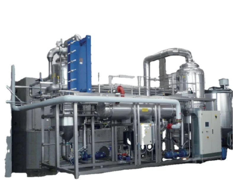 Scraper evaporator Wiped Film evaporation crystallization integration