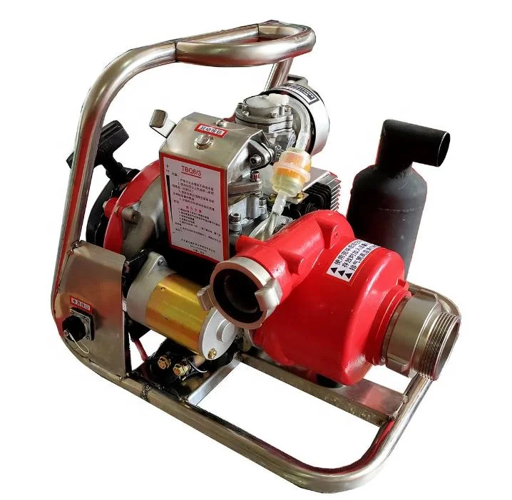 Gasoline Engine  Portable Fire Fighting Water Pump with high quality