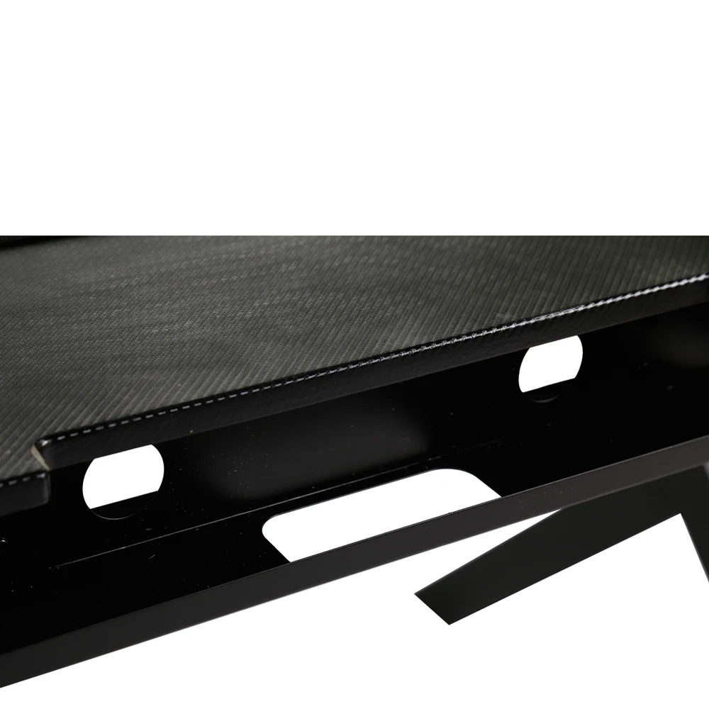 Carbon Steel Gaming Table with LED Light