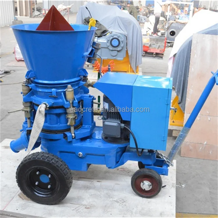 Factory Direct Sale Dry shotcrete refractory gunning machine with sector rotor body heaters and stacks