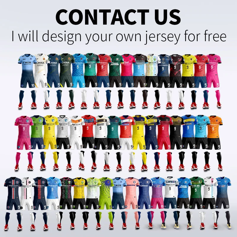 2021 custom soccer jersey customized football set sportswear