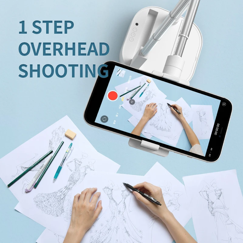 New design portable Cell Phone Led Lamp Holder Fill Ring Light selfie stick With Tripod Stand