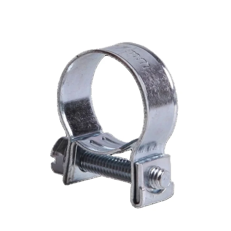 W2 zinc plated screw fuel injection tube mini type hose clamp