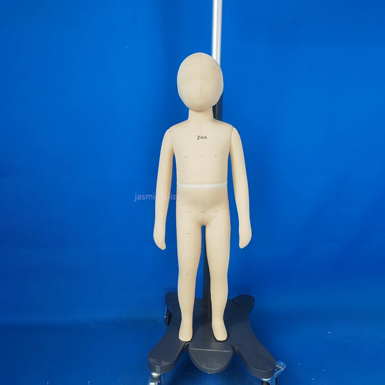 JASMINE US size female kid full body mannequin and dress form wholesale full body Europe size children mannequin with arm