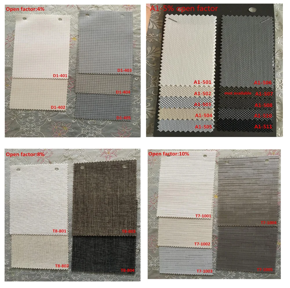 high quality blackout and translucent manual dual roller blind