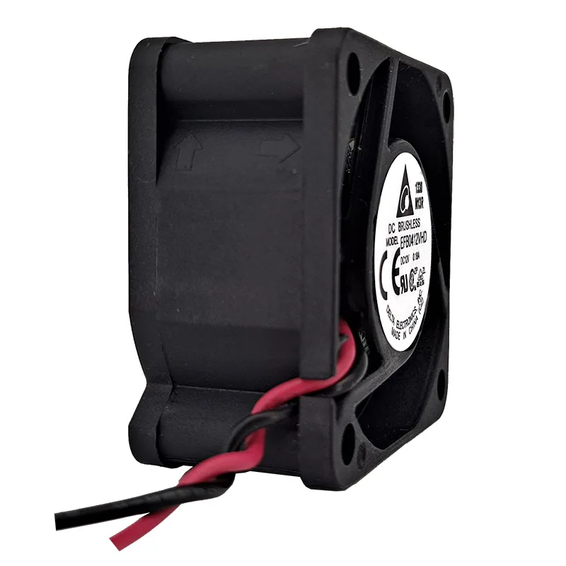 EFB0412VHD 9000RPM 10.1CFM 32.5dB 2 pin Cooling Fan 40x40x20mm 12V DC Brushless Fan 40mm High Flow Low Noise 4020 Cpu Fan