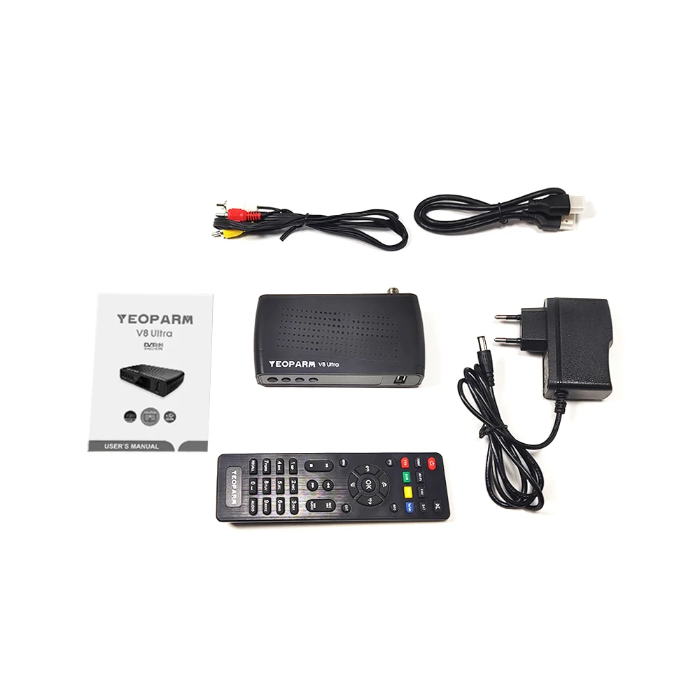  Спутниковый ресивер YEOPARM V8 DVB S2 телеприставка MeeCast mirroring USB LAN/WIFI dongle Youtube IPTV 264 1080P DVBS2