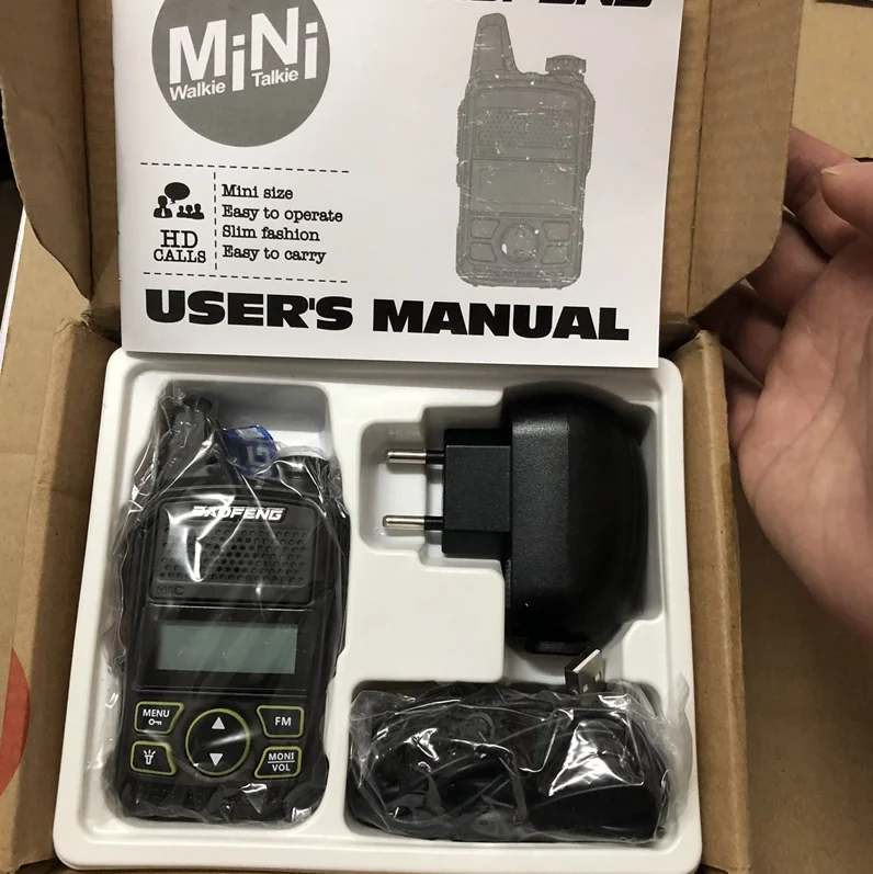  Baofeng радио мини карманный радиоприемник BF-T1 иди и болтай walkie talkie Радио baofeng