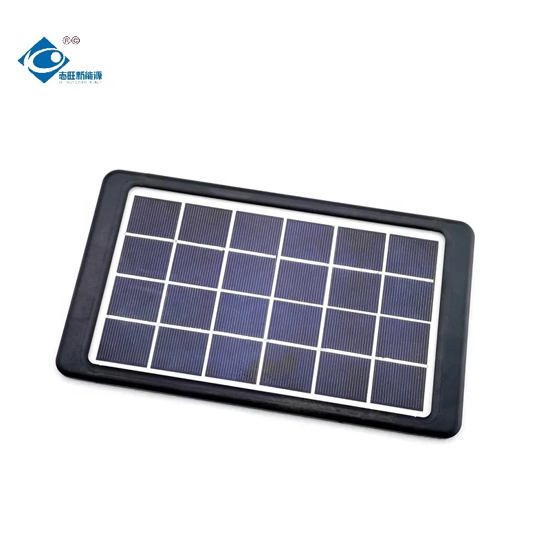 3W 0.51A Portable Solar Powered Charger 6V Innovative Products 2021 Glass Laminated Solar Panel