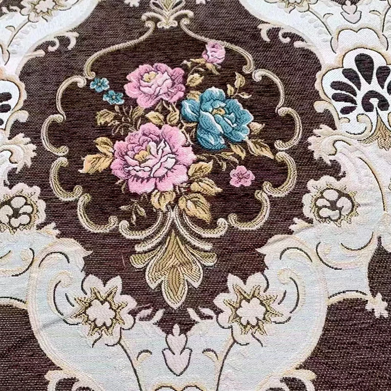 New Arrival Trancal velvet, African Moroccan Sofa Fabric Upholstery Crinkle Fabric Patterned Holland Embroidery Curtain