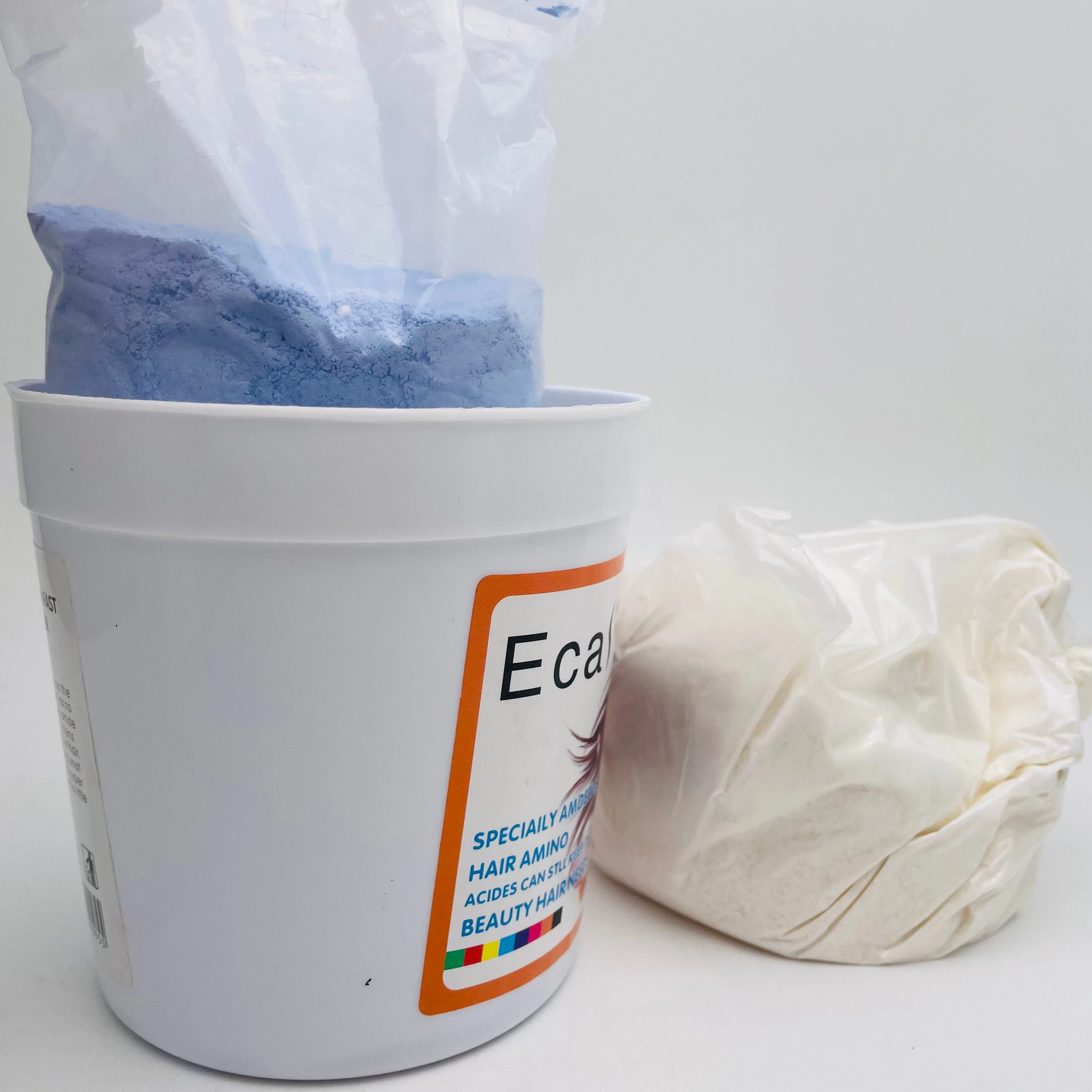 Best selling 500g Eca blue powder white powder blond hair black hair bleaching powder private brand wholesale