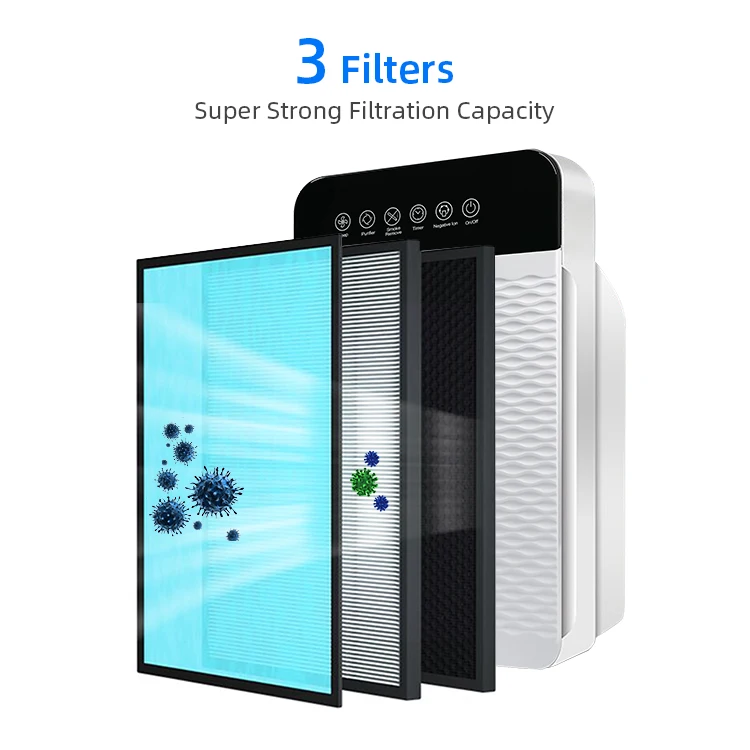Cheap Household purificador de aire ion ozono Smart Home Use filter In addition to formaldehyde High efficiency