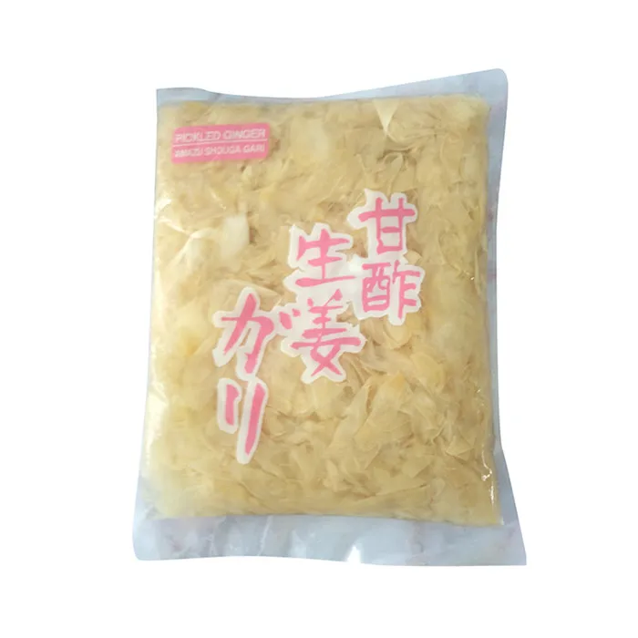 Japanese natural sliced white pickled sushi ginger