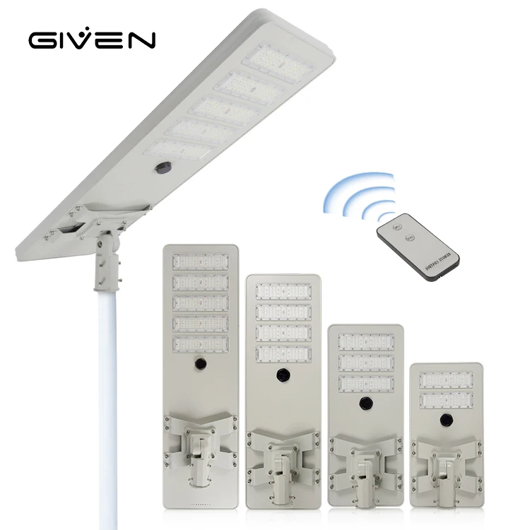 Super Brightness Outdoor IP65 Rainproof Moving Sensor 40W 60W 80W 100W All In One Solar Street Lamp