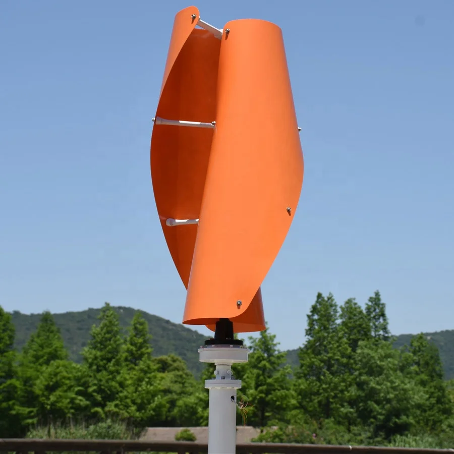 Solar and Wind Power Wind Generator 1200W 3KW 5KW 10kw Vertical Axis Wind Turbine System with Inverter