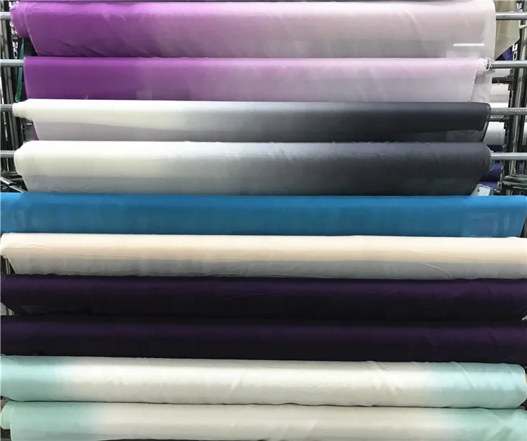 
Ombre Color Silk Chiffon Fabric Pure Silk Fabric 6mm/8mm/10mm Chiffon Silk Fabric 