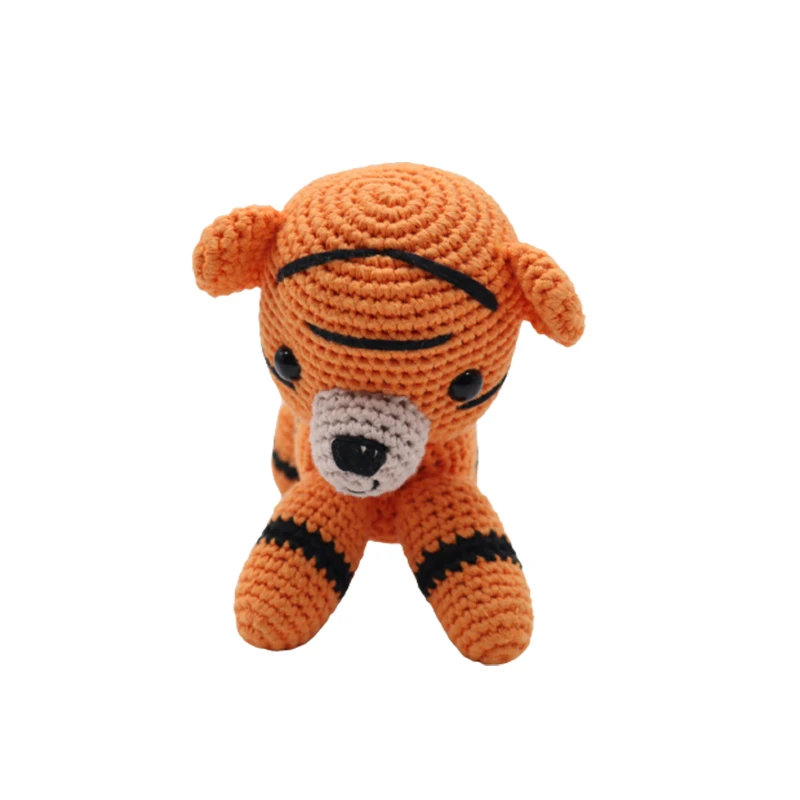 TUGE-Baby crochet amigurumi animal doll crochet knitted safe toy handmade knitting stuffer plush crochet Keychain animal doll