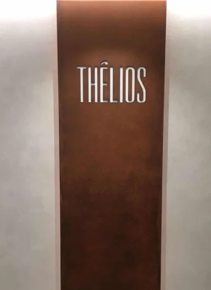 High Quality Waterproof Liquid Metals Building Wall Background Panel Brown Rust Liquid Metal Panel